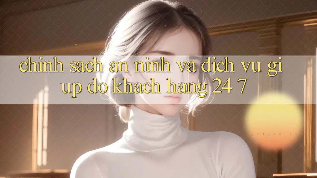 Chính Sách An ninh Và Dịch Vụ Giúp đỡ Khách Hàng 24/7