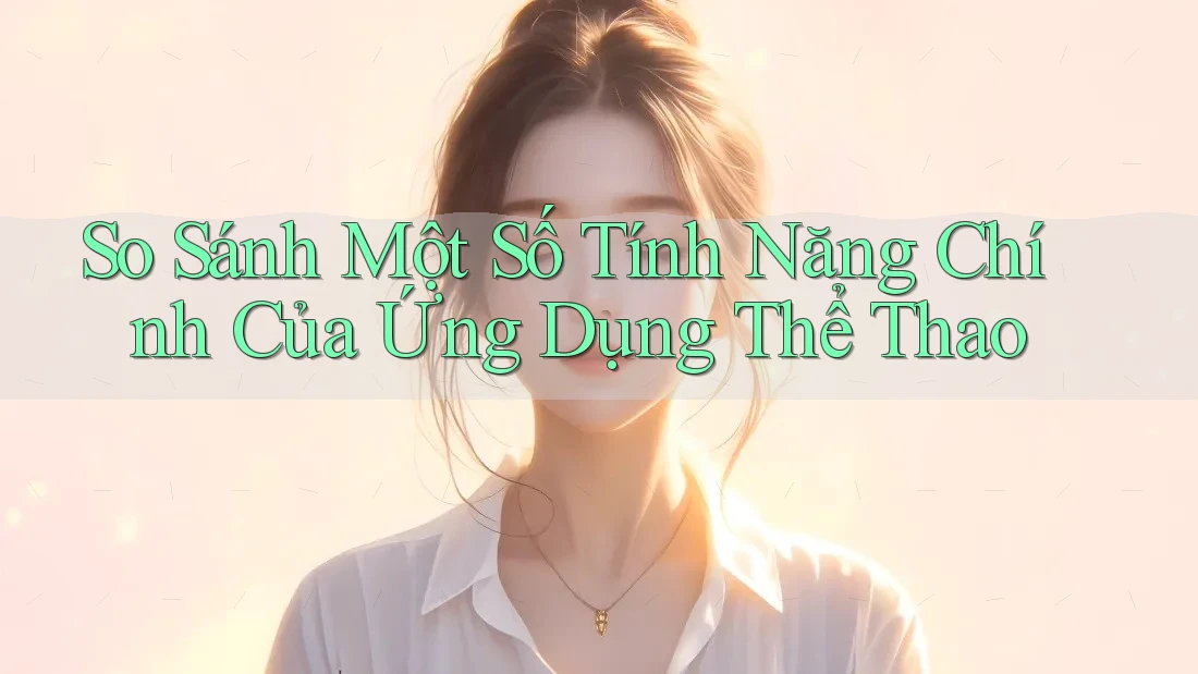 So Sánh Một Số Tính Năng Chính Của Ứng Dụng Thể Thao