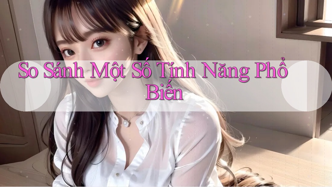 So Sánh Một Số Tính Năng Phổ Biến So Sánh Một Số Tính Năng Phổ Biến