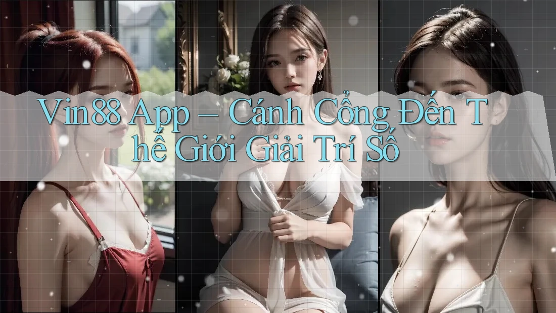Vin88 App – Cánh Cổng Đến Thế Giới Giải Trí Số