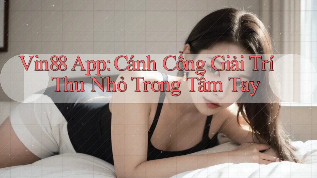 Vin88 App: Cánh Cổng Giải Trí Thu Nhỏ Trong Tầm Tay