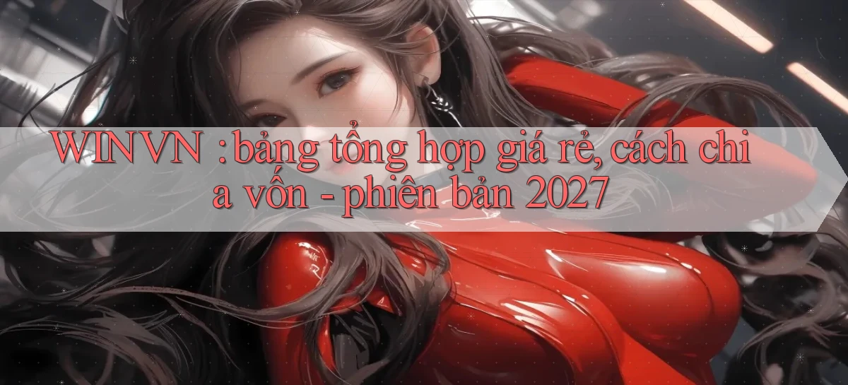 WINVN bảng tổng hợp giá rẻ, cách chia vốn   phiên bản 2027